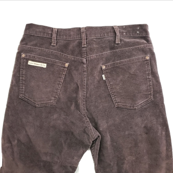 VTG Levis Pants Brown Corduroy Relaxed Straight Leg Jeans Men’s 38x31 (36x30.5)